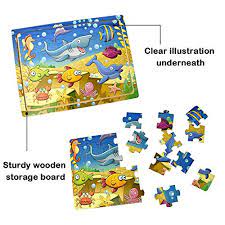 24 piece puzzle for 3 year old. Wooden Puzzles For Kids Ages 2 5 24 Piece Puzzle For Toddlers Preschool Kids Jigsaw Puzzles 4 Pack Vibrant Children Theme Learning Educational Puzzle Set For Kids 2 3 4 5 Year Old In Dubai Uae Whizz Jigsaw Puzzles
