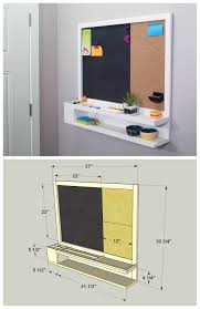 Diy Message Center Find The Free Plans For This Project And Many Others At Buildsomething Com Diy Furniture Plans Diy Furniture Home Diy