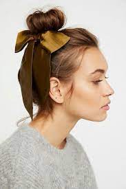 Ribbon And Bun Hair Styles Long Hair Styles Cool Hairstyles