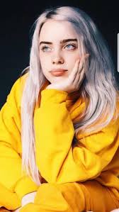 Billie Eilish Billie Silver Hair Girl Billie Eilish