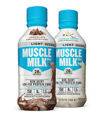 muscle milk light protein shakes