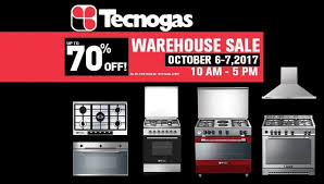 (4) 32 liter microwave oven with keep warm function. Tecnogas Philippines Warehouse Sale October 6 To 7 2017 Warehouse Sales Quality Kitchens Warehouse