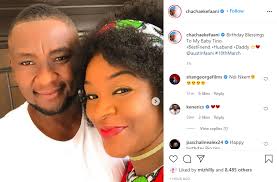 Dayummm see how good she looks in her tight pants. Chacha Eke Celebrates Her Husband Austin Faani On His Birthday Red Cheetah News