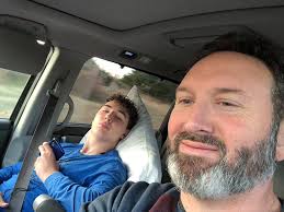 On the Road! Update from Caleb's dad 11/19/18 Today, Emily flew with  Brittany, Luke, and Addi to San Antonio, and I drove with Caleb, Clayton,  and Aubrey. When your family is as