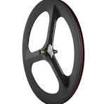 70mm Tri Spoke Rear Wheels Bicycle Carbon 3 Spoke Wheel Road Bike Tri Spoke