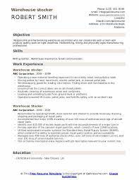 On this page, you can find more than 100+ cv examples from 18 different job sectors. Warehouse Stocker Resume Samples Qwikresume
