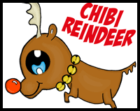Then draw the legs of the reindeer. How To Draw Reindeer With Easy Step By Step Winter Christmas Drawing Tutorials Lessons For Kids And Children