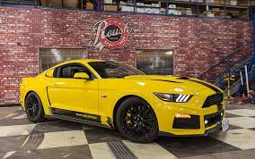 Black And Yellow Mustang Gt 2015 Roush Ford Mustang R2300 Blue Oval Edition Mustang Ford Mustang Pony Car