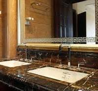 Portoro Flower Black Gold Double Sinks Marble Vanity Tops ...