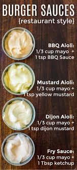 Top Secret Restaurant Quality Burger Sauces And Each Of Them Is Just 2 Ingredients The Best Burger Sauce Perfect Burger Recipe Best Burger Sauce Burger Sauce