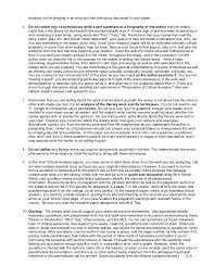 Whenever you read an essay, use the following questions to guide your response. Reader Response By Donalyn Miller