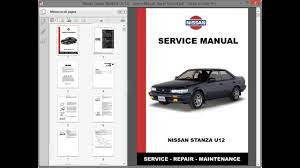Wiring diagram nissan bluebird u12. Nissan Stanza Bluebird U12 Service Manual Repair Manual Wiring Diagrams Youtube