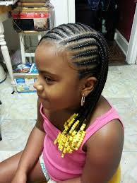 What she loves about the style for black kids is that you can add colorful strings and hair jewelry. 14 Lovely Braided Hairstyles For Kids Pretty Designs Girls Cornrow Hairstyles Hair Styles Natural Hairstyles For Kids