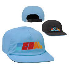 The Treeline Retro Reversible Dad Cap Polyester Outer Leather Straps Heather Black