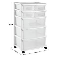Buy Argos Home 7 Drawer Silver Plastic Wide Tower Storage Unit Plastic Storage Boxes Argos Plastic Box Storage Argos Home Storage