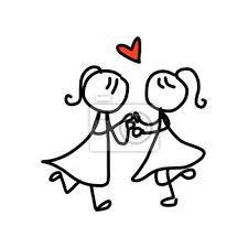 Check spelling or type a new query. De Dibujos Animados De Dibujo A Mano Feliz Pareja De Novios Carteles Para La Pared Posters Marimacho Nubes Lesbiana Myloview Es