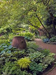Solid shade, where light is quite dim, is often caused by tall buildings and walls, and is common some gardens will be in shade for only part of the day because as the sun moves, so do the shadows. Shade Garden Ideas Shade Garden Shade Garden Design Shade Garden Plants