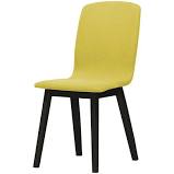 Milano leather swivel recliner and ottoman, mikado yellow. 117 00