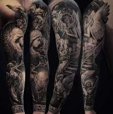 See more ideas about heaven tattoos, stairs to heaven tattoo, sleeve tattoos. Angel Tattoo Tattoo Sleeve Men Angel Sleeve Tattoo Best Sleeve Tattoos