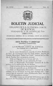 BOLETÍN JUDICIAL