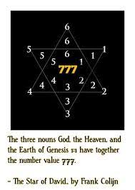 The Three Nouns God The Heaven And The Earth Of Genesis 11 Have Together The Number Value 777 The Star Star Of David Meaning Star Of David Spiritual Truth