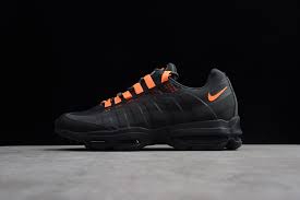 This iteration features an orange and white colorway, with additional. Nike Air Max 95 Ultra Se Black Total Orange Ao9566 001 S3tel
