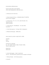 Rancangan penelitian yang diajukan untuk mendapatkan persetujuan melakukan penelitian biasa disebut proposal penelitian. Contoh Kertas Kerja Pusat Kecantikkan