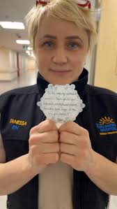 These thank-you notes were written by our amazing community of donors for  every staff member at BC Children’s. One care team got to read them today,  and their smiles said it all.