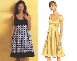 Plus Size Dress Pattern High Waist Scoop Neck Pleated Dress Maggy London Sewing Pattern Butter Pleated Dress Pattern Scoop Neck Dress Pattern Dress Pattern