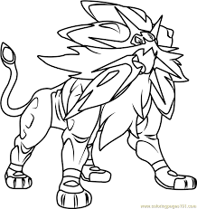 190 x 178 jpg pixel. Solgaleo Pokemon Sun And Moon Printable Coloring Page For Moon Coloring Pages Pokemon Coloring Pages Pokemon Coloring