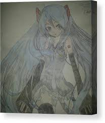 432741 drawings on pixiv, japan. Hatsune Miku Vocaloid Canvas Print Canvas Art By Luke Hall