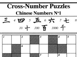 In the puzzle worksheet options section, adjust the puzzle options as needed. Chinese Numbers No1 Cross Number Puzzles Teaching Resources