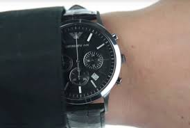Die aktuellen emporio armani uhren im überblick. Emporio Armani Ar2447 Herren Chronograph Mit Lederarmband