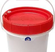 Amazon.com: 2 Gallon Bucket with Screw Top Lid & Handle Food ...