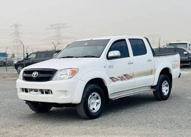 Factory-standard 2008 Toyota Hilux Xtracab AN30 pickup truck, AI generated