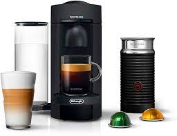 Check spelling or type a new query. Amazon Com Nespresso Vertuoplus Coffee And Espresso Machine Bundle With Aeroccino Milk Frother By De Longhi Le Black Matte Kitchen Dining