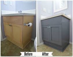 painting bathroom cabinets