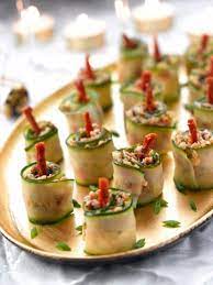 Step 1 combine feta cheese, cream cheese, and milk in a bowl and stir to combine. 15 Fun Christmas Finger Foods For Everyone