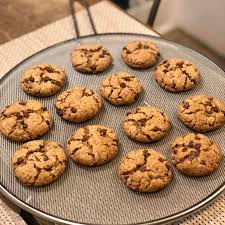 Flatten the almond cookies with the back of the regular. Almond Flour Chocolate Chip Cookies Vegan Gluten Free Traderjoes