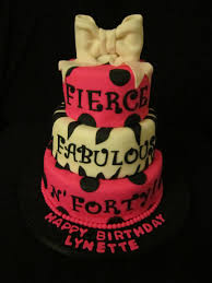 Fabulous Birthday Cake For 30 Year Old Woman Fierce Fabulous Forty Cake 40th Birthday Cakes 40th Birthday Birthday Planning