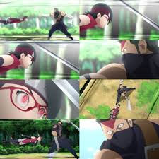 Mitsuki Boruto And Sarada Vs Team 7 Vs Boruto Naruto Next Generations