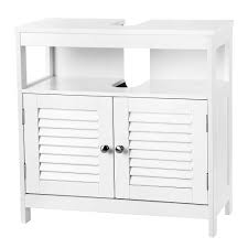 Unsere modernen waschtische in verschiedenen formen, farben und größen verleihen ihrem badezimmer einen eleganten look. Vasagle Waschbeckenunterschrank Unterschrank Ohne Waschbecken Aufbewahrung Viel Stauraum Badschrank Mit Lamellenturen 2 Facher Weiss 60 X 60 X 30 Cm B X H X T Bbc02wt Amazon De Kuche Haushalt