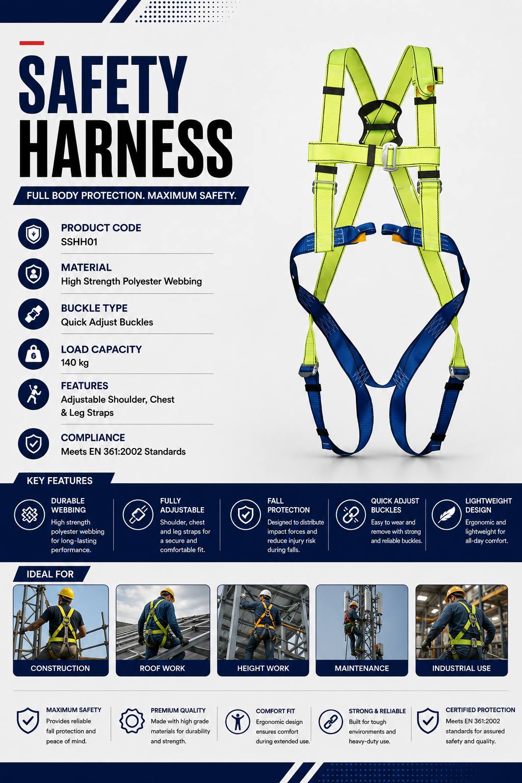 Safety Harness - Single Hook product image