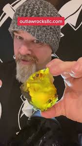 Yellow fire opal from Oregon. #foryoupage #rocktok #crystals #gems  #Lapidary #mininglife #treasure #rockhound #yellow