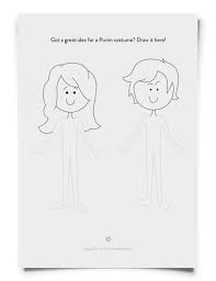 1024 x 819 file type: Printable Purim Coloring Page Jewishboston