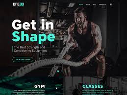Fitness Landing Page Fitness Flyer Website Design Inspiration Layout Fitness Web