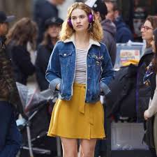 Series movies film movie book series lily james baby driver ansel elgort baby driver baby love quotes sherlock holmes cultura general love film. Yellow Skirt Worn By Debora Lily James As Seen In On The Set Of Baby Driver Spotern