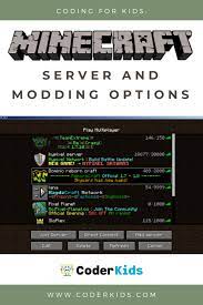 Read on as we show you how to locate and (automatically) back up your critical minec. Minecraft Server And Modding Options Coder Kids