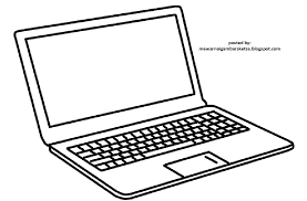Mbahpccom portal blog tempat belajar. Mewarnai Gambar Mewarnai Gambar Sketsa Laptop Komputer 1