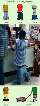 The Evolution Of Saggy Pants Funny Jokes Funny Photos Of People Funny Photos